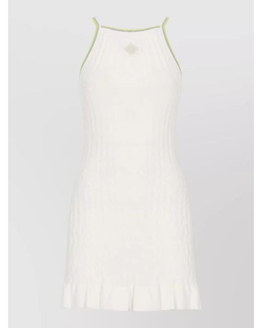 Casablanca White Knee-Length Dress