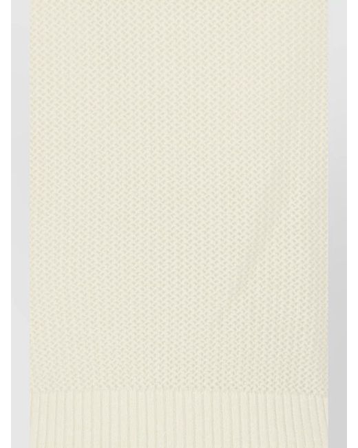 DUNST Natural Cotton Blend Polo Shirt Textured Knit