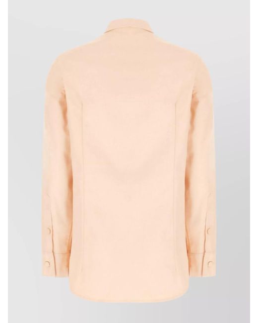 Raf Simons Natural Cotton Piqué Shirt