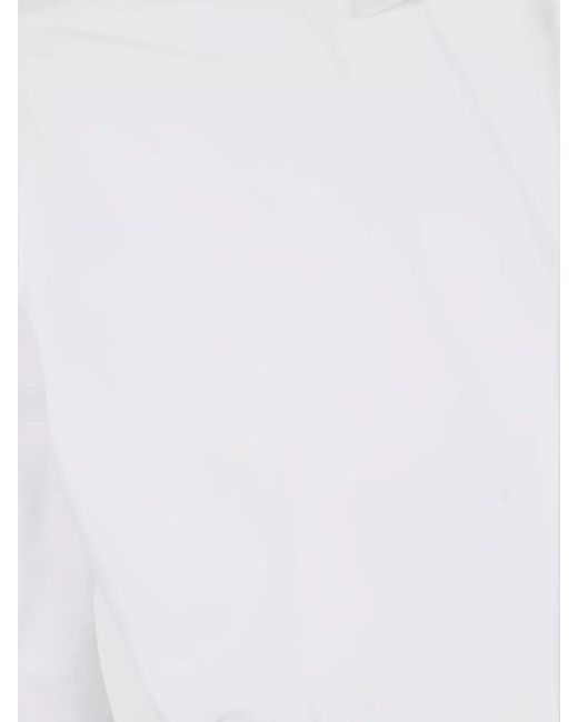 Barba Napoli White Long Sleeve Shirt Button Down Collar for men