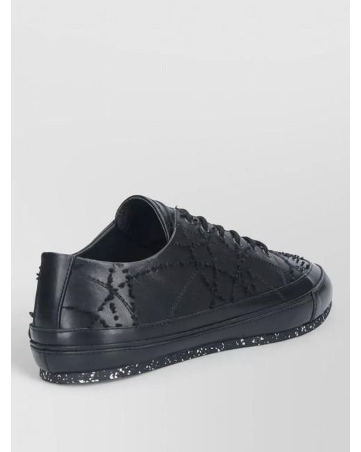 Kiko Kostadinov Blue Low Sneakers Eyelet Detailing Flat Sole for men