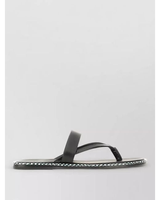 Dries Van Noten Multicolor Slide Sandals Open Toe Flat Sole