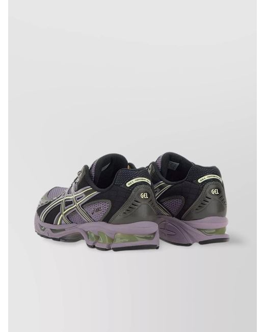 Asics Gray Mesh Low-Top Sneakers