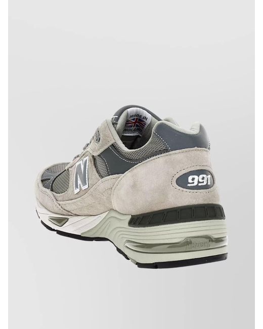 New Balance Metallic Leather Low-Top Sneakers