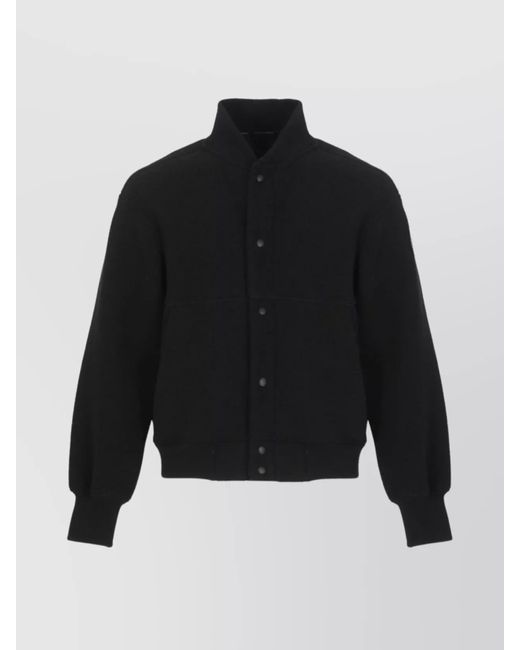 Canada Goose Black Modern Bomber Jacket Crew Neck for men