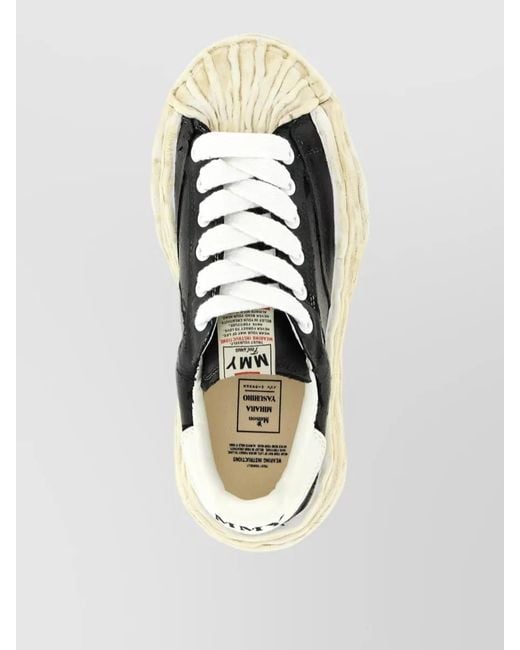 Maison Mihara Yasuhiro Metallic Cotton Canvas Low-Top Sneakers for men
