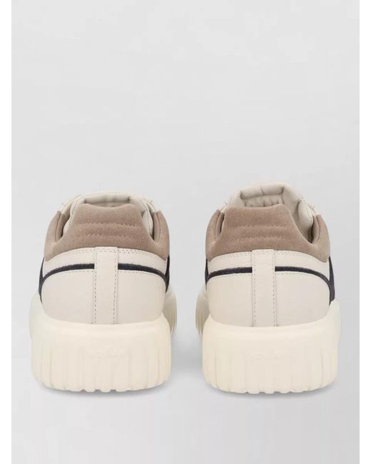 Hogan Natural Leather Low-Top Sneakers for men