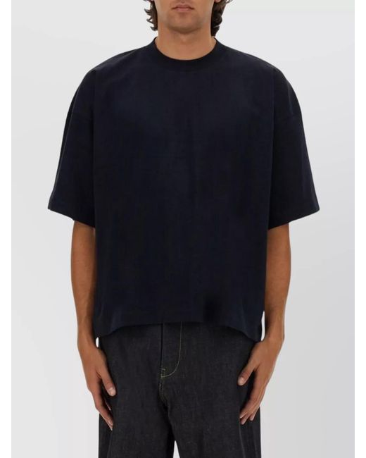 Studio Nicholson Blue Cotton Regular-Fit Jersey T-Shirt for men