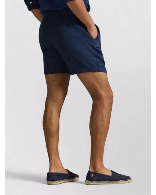 Polo Ralph Lauren Blue Ralph Lauren Beach Shorts Pockets for men