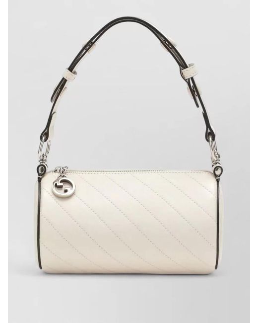 Gucci Natural Shoulder Bag Adjustable Strap Quilted Design