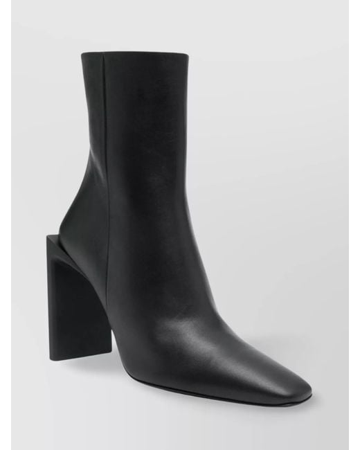 Fear Of God Black Leather Ankle Boots