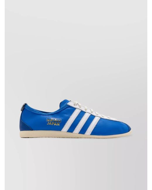 Adidas Blue Suede Leather Low-Top Sneakers