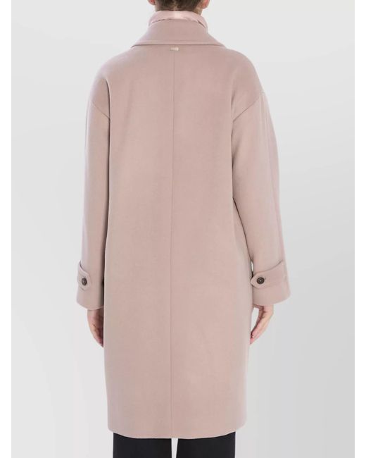 Herno Natural Wool Single-Breasted Coat