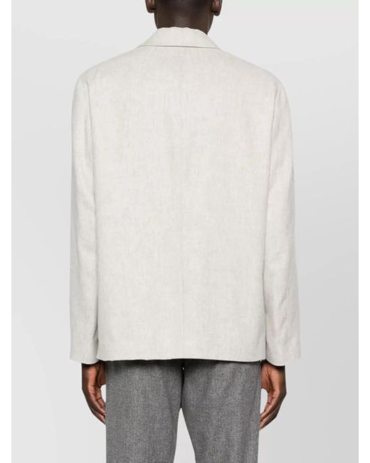 Lardini Natural Wool Cashmere Shirt Jacket for men