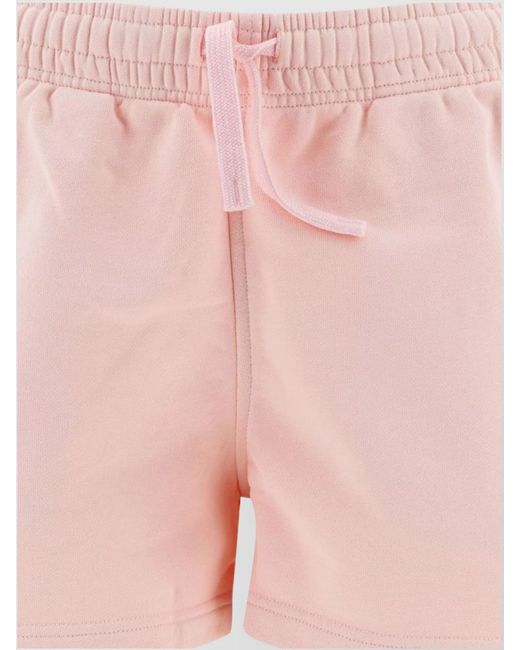 Maison Kitsuné Pink Regular Cotton Short Shorts