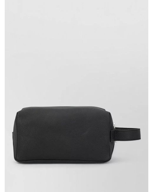 Fendi Black Leather Beauty Case for men