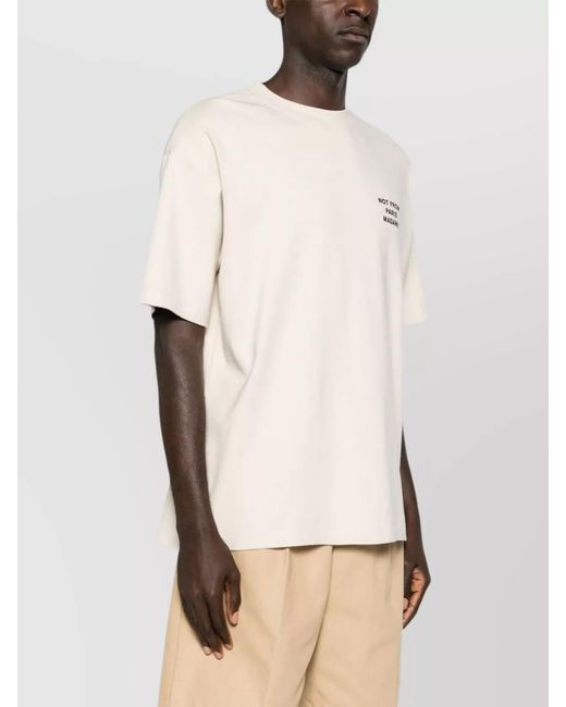 Drole de Monsieur Natural Cotton Slogan T-Shirt for men