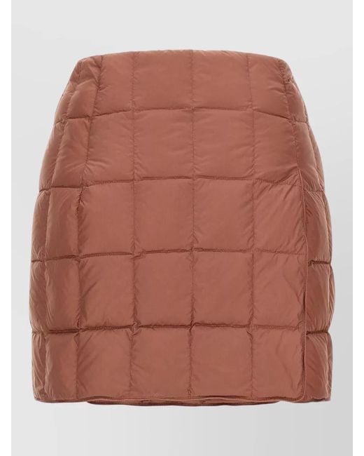 Ienki Ienki Brown Mini Plahta High Waist Wrap Skirt
