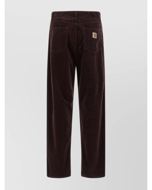 Carhartt Multicolor Corduroy Loose Tapered Trousers for men