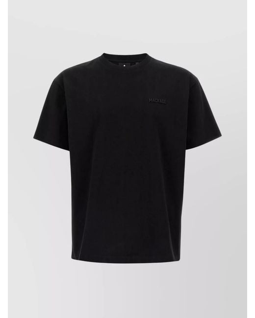 Mackage Black "R Tee" Crew Neck Short Sleeve T-Shirt for men