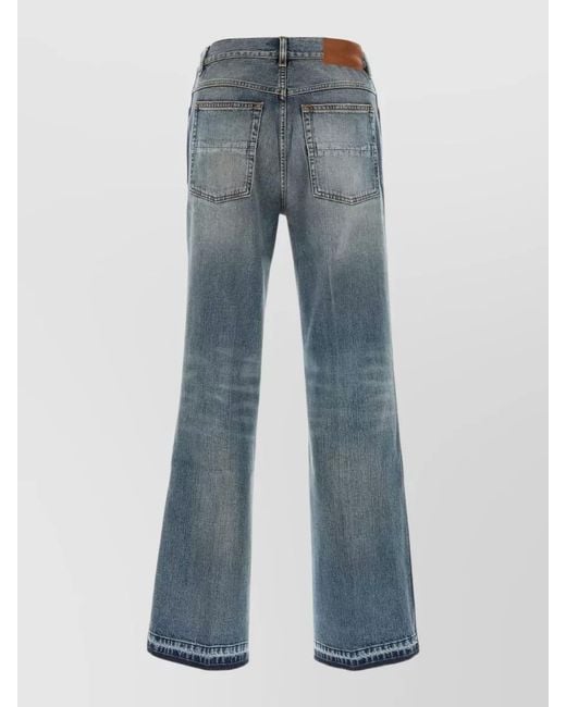 Amiri Blue Denim Straight-Leg Jeans for men