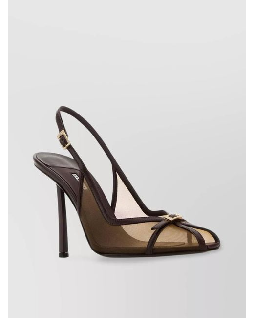 Le Silla Metallic Crystal-Embellished Vittoria Pumps