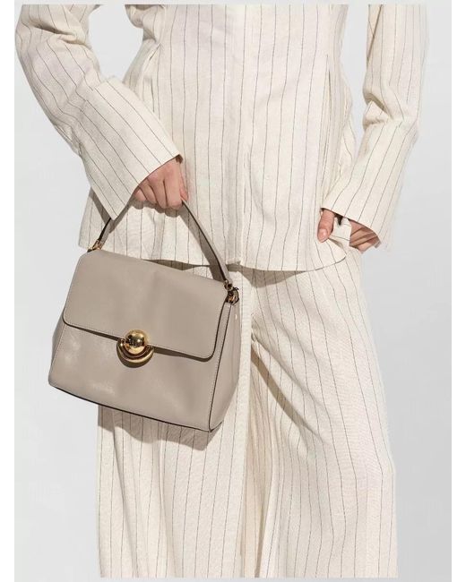 Furla Natural Domus Small Shoulder Bag Adjustable Strap