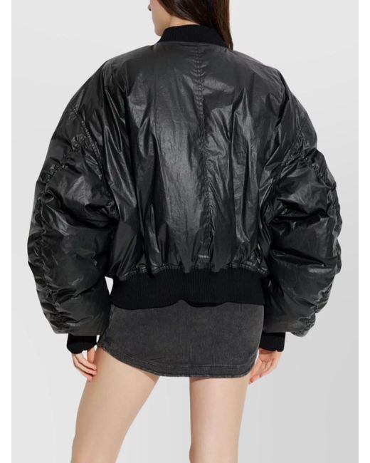 Rick Owens Black Bomber Jackets