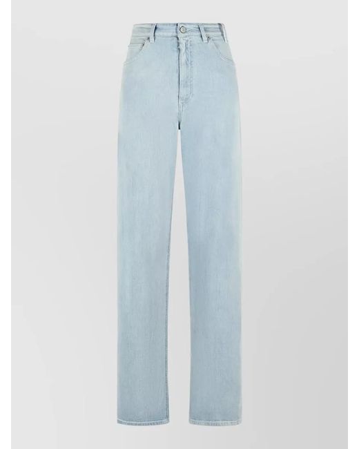 MM6 by Maison Margiela Blue Denim Straight-Leg Jeans for men