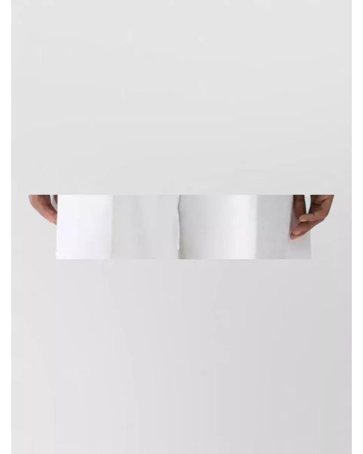 Jacquemus White Peplum Top Sleeveless Spaghetti Straps Square Neckline