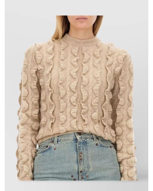Moschino Blue Wool Blend Jumper