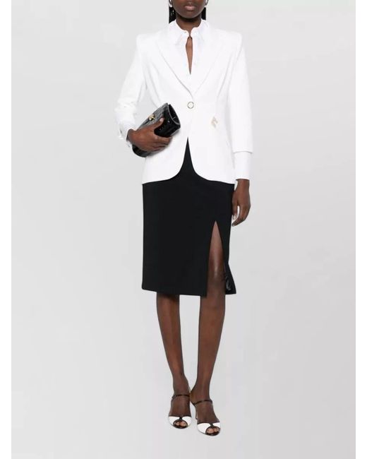 Elisabetta Franchi White Blazer