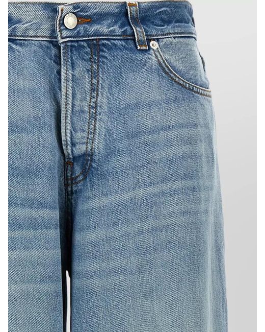 Haikure Blue Bethany Jeans Belt Loops Contrast Stitching