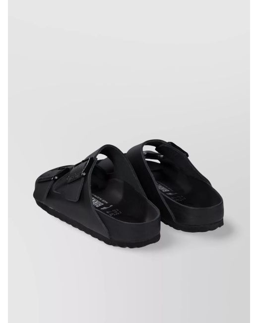 Birkenstock Black Leather Arizona Sandals