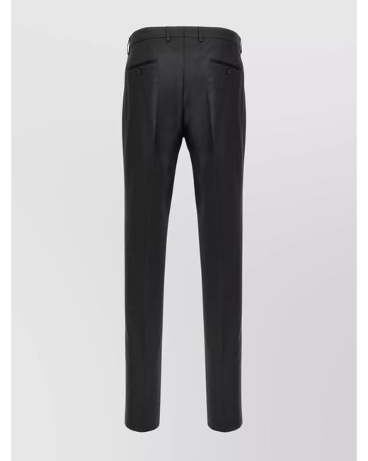 Dolce & Gabbana Black Wool Blend Tuxedo Suit for men