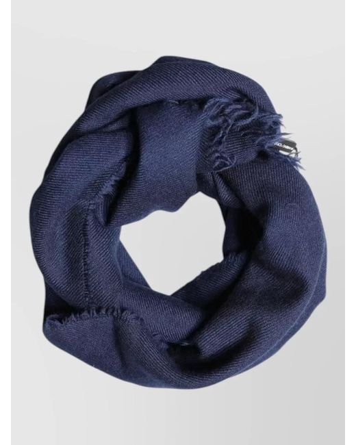 Dolce & Gabbana Blue Cashmere Scarf Neck Wrap Shawl for men