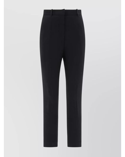 McQueen Blue Cigarette Tailored Trousers
