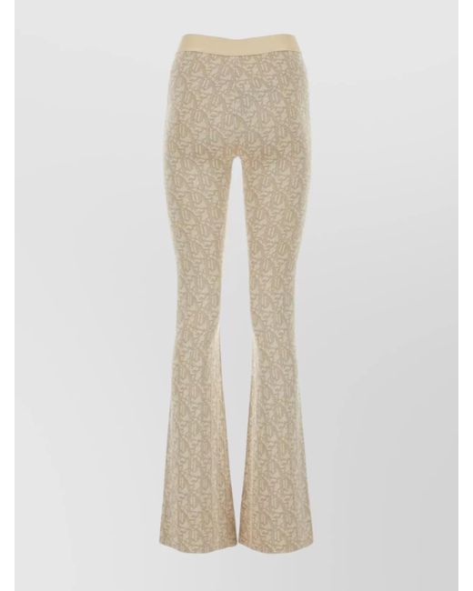 Palm Angels Natural Monogram Pants