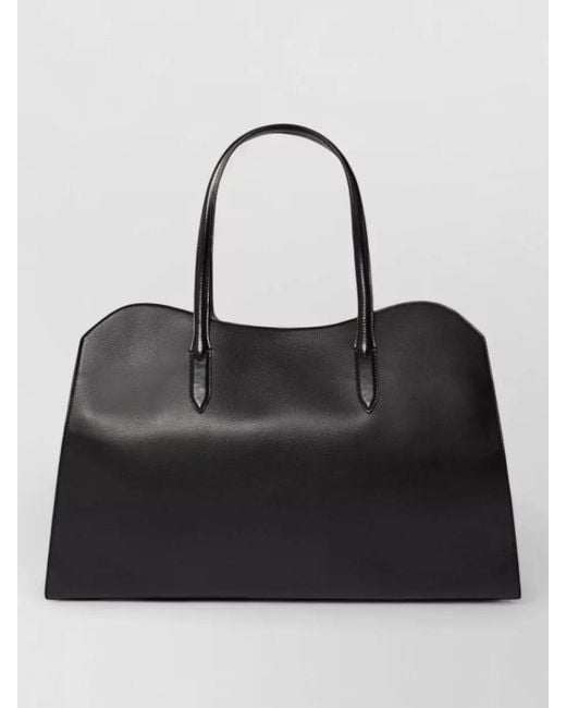 Stella McCartney Black Ryder Padlock Detail Tote Bag Double Handles