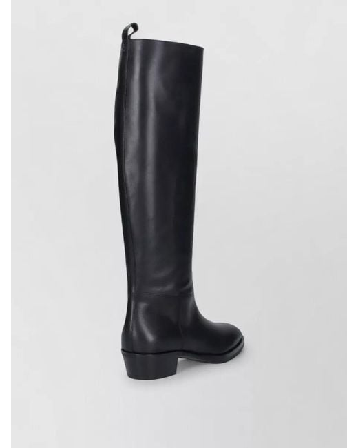 Jimmy Choo Black Leather Ankle Boots