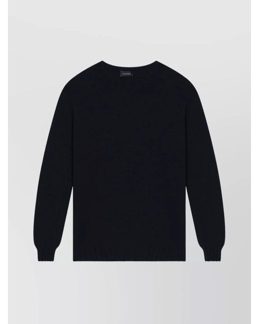 Tagliatore Blue Cashmere Sweater for men