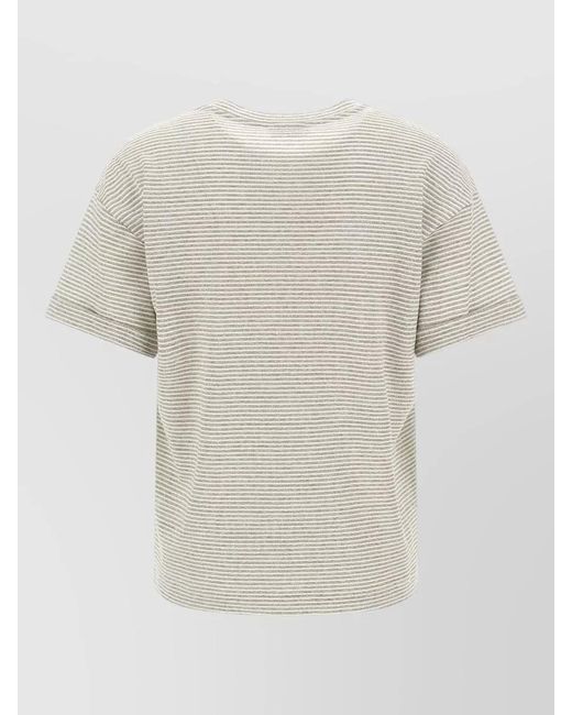 Peserico Natural Striped T-Shirt