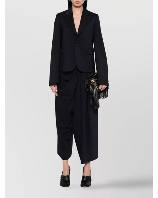 Loewe Blue Wool Single-Breasted Blazer