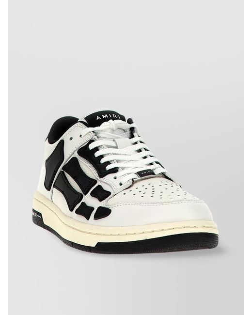 Amiri Metallic Leather Low-Top Sneakers for men