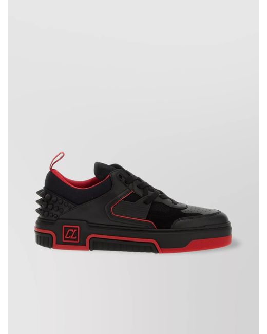 Christian Louboutin Multicolor 'Studded Heel Low-Top Sneakers' for men