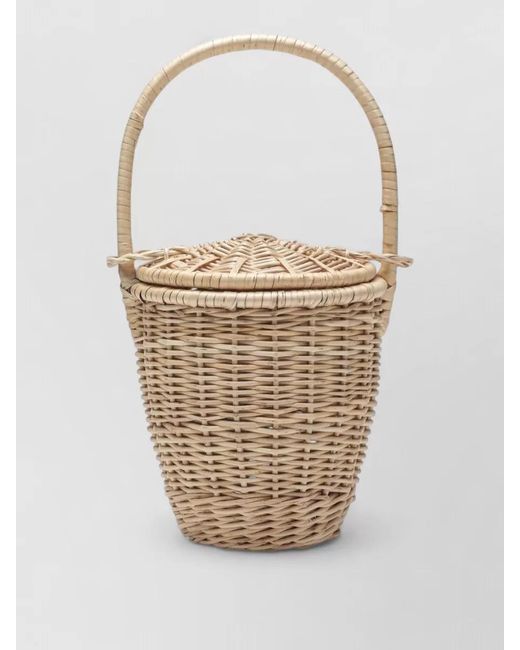 Patou White Bucket Bag