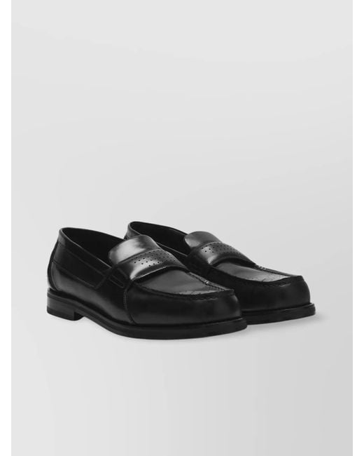 1989 STUDIO Black Loafers for men