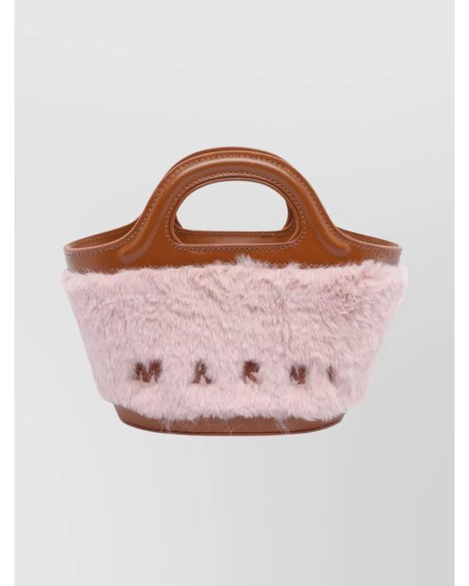 Marni Pink Tropicalia Micro Crossbody Bag