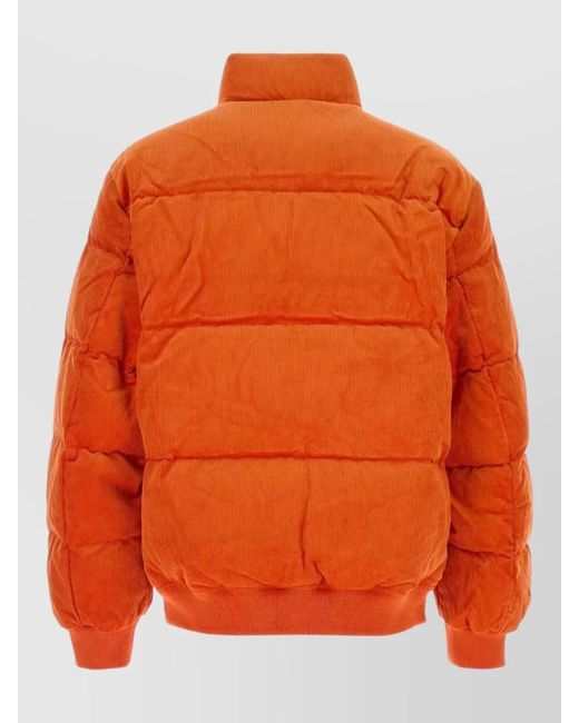 Polo Ralph Lauren Orange Corduroy Down Puffer Jacket for men
