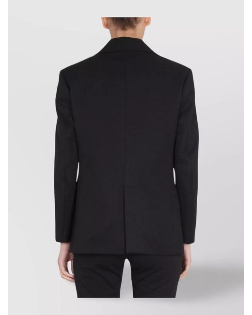 Raf Simons Black Single-Breasted Blazer